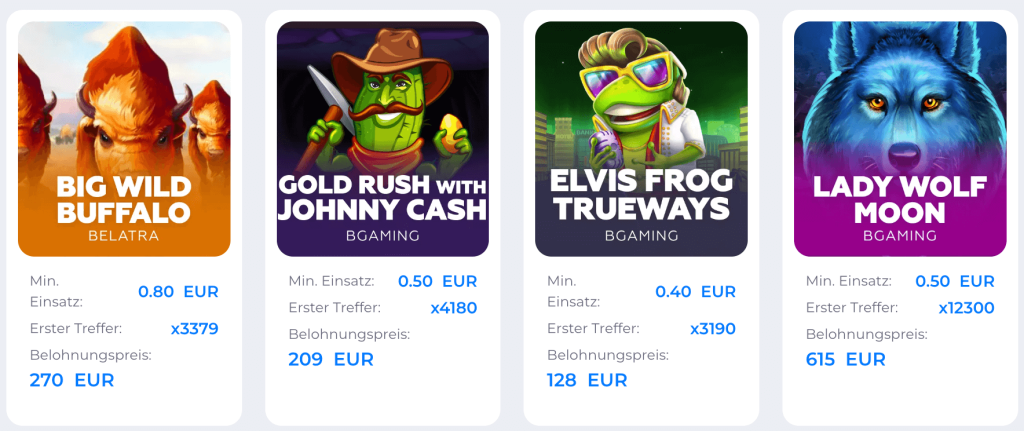 PlanGames Casino Deutschland Spielbereich mit Spielautomaten
